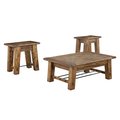 Alaterre Furniture Durango Industrial Wood 48"L Coffee Table and 27" W End Table ANDU011274